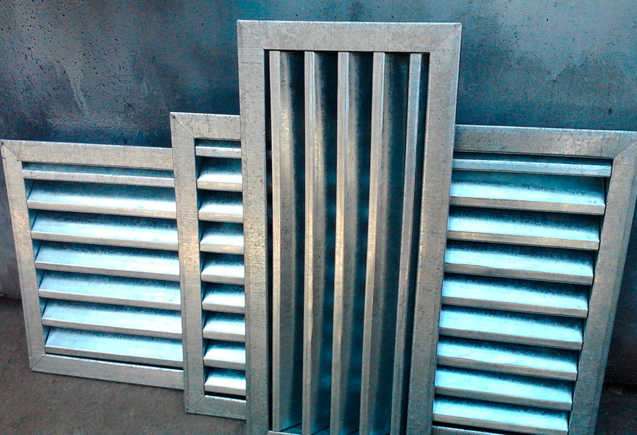 вентиляционные решетки наружные металлические фасадные купить в москве