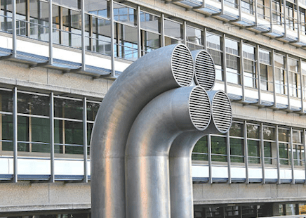 Наружные вентиляционные решетки металлические на фасад