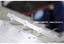 AIRO-4PER с КРВ потолочная вентиляционная решетка перфорированная
