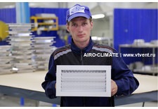 AIRO-R2 с КРВ регулируемая вентиляционная решетка двухрядная